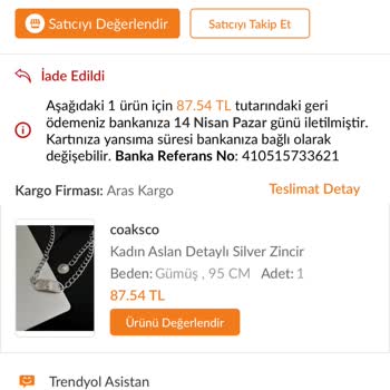 Trendyolmilla-Trendyol İade Mağduru!
