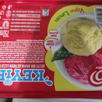 Algida Vişne Limon Dondurmasındaki Kalitesizlik.