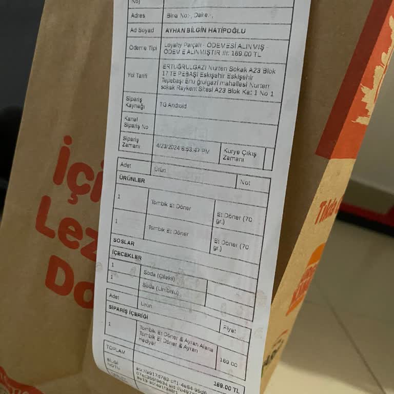 Yemeksepeti Müşterilerine Yalan Söylüyor!