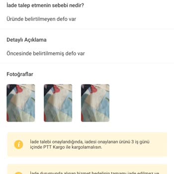 Dolap Defolu Ürün Ve İade Sorunuyla 105 Lira Kaybım