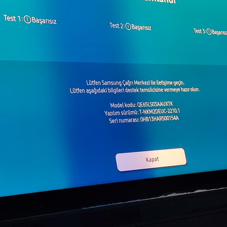 Samsung TV Garanti Sonrası LED Arızası