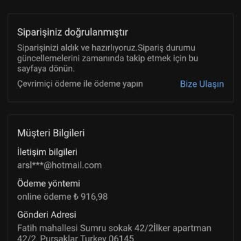 Hogrce.com Horge.com Ürün Teslimi Yapılmadı