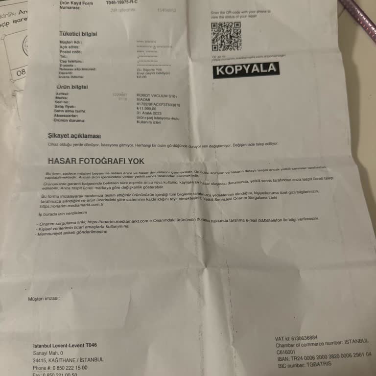 Xiaomi Robot Süpürge S 10