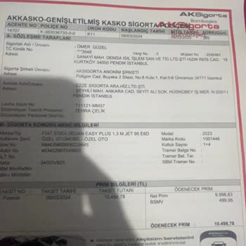 Aksigorta Aracımın Onarımını Karşılamıyor Kendin Cebinden Yaptır Diyor