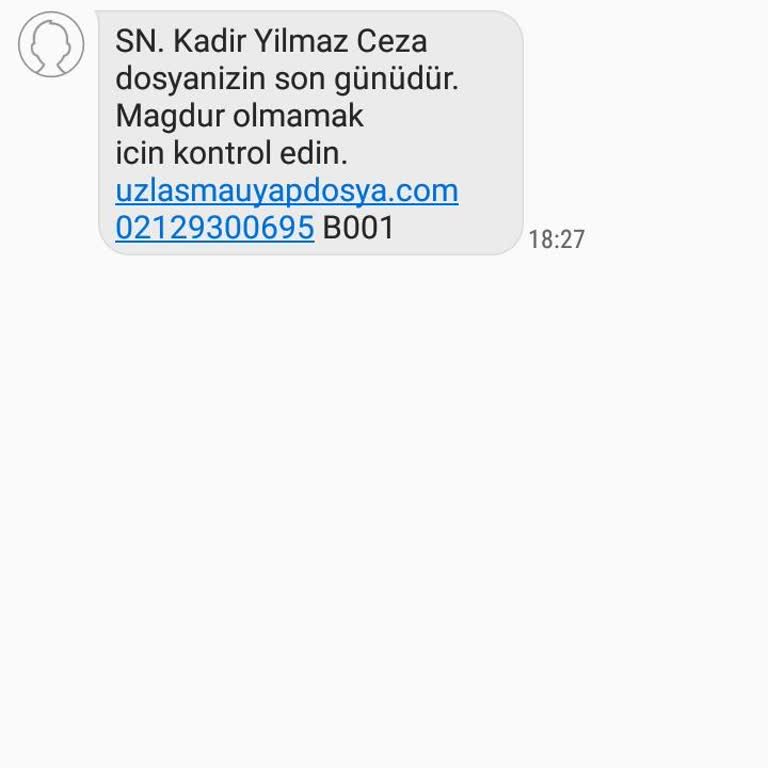 ERESTA (SMS) Eresta Hukuk Dava