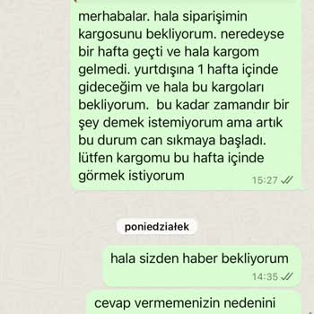 Rox Butik Kaba Hizmet, İletişim Yok Ve İki Ay Sonra Bir Paket Gönderilmemesi