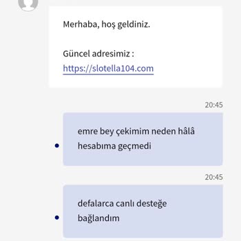 Slotella Çekimim Hesaba Gelmedi