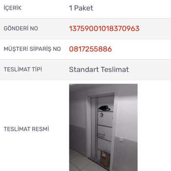 KARGOMsende Kargomu Kapıya Bırakılmış