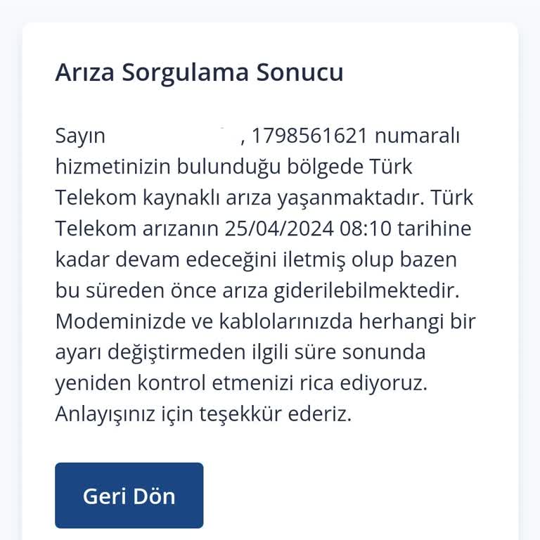TurkNet 3 Gündür İnternete Bağlanamıyorum!