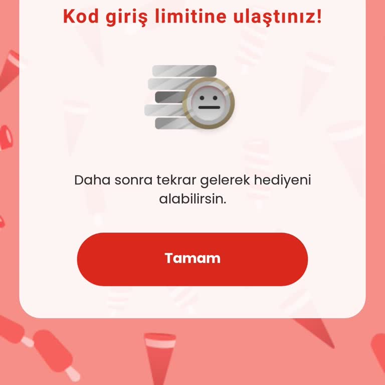 Algida Kod Giriş Limitine Ulaştı