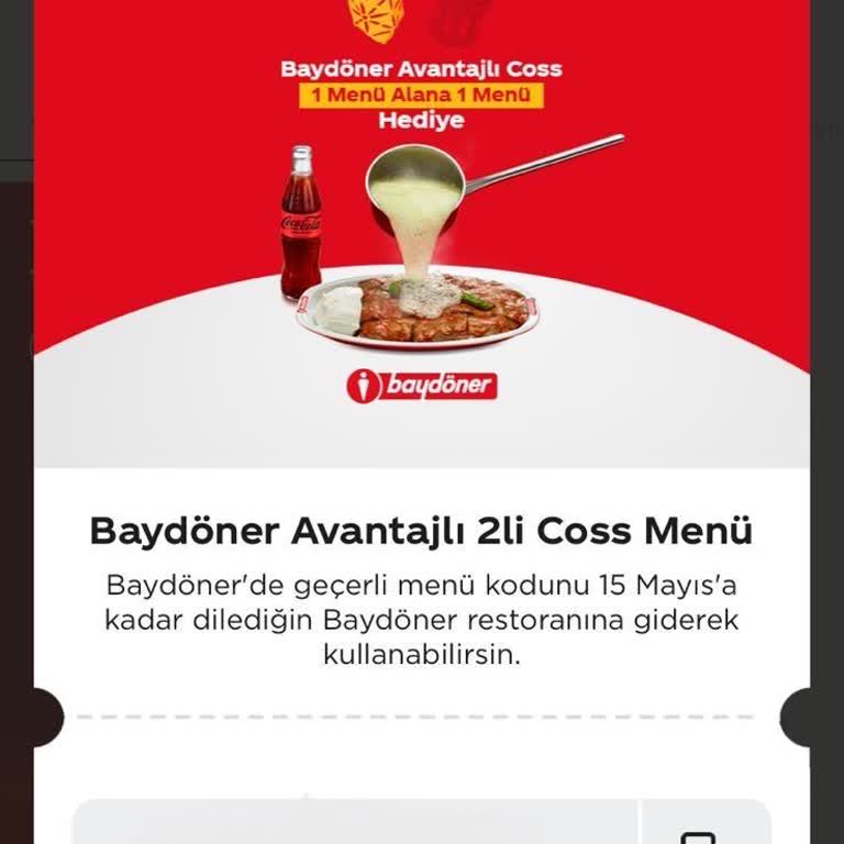 Baydöner Kazanılan Kuponu Kullandırtmadı
