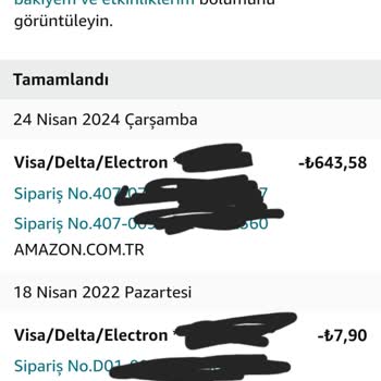 Amazon Şirketi Paramı Kaptı