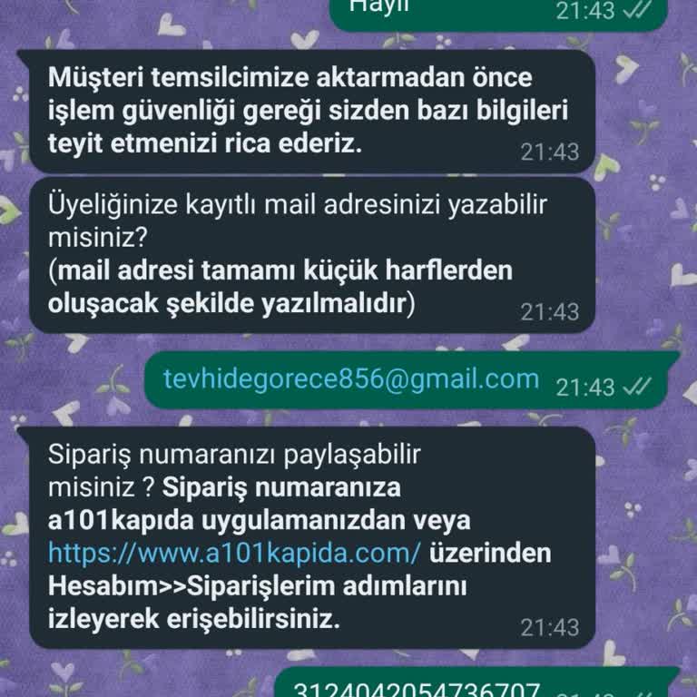 A101 Kapıda Uygulama Şikayeti