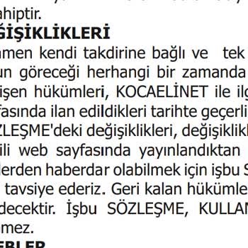 Kocaelinet Olmayan Kurulum Ücretini Aldı