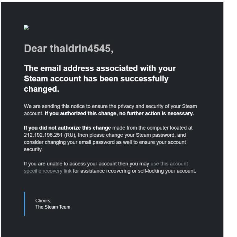 Steam Hesabım Çalındı, Geri Alamıyorum