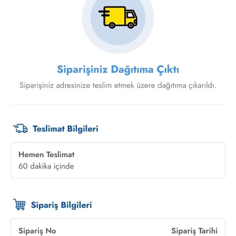 Şok Market Teslimat Şikayeti