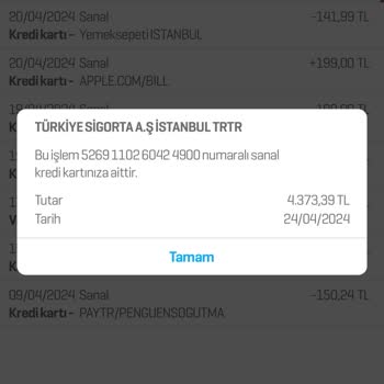 Sigortam.net Trafik Sigortası İçin Türkiye Sigorta Payten Poliçe Yok!