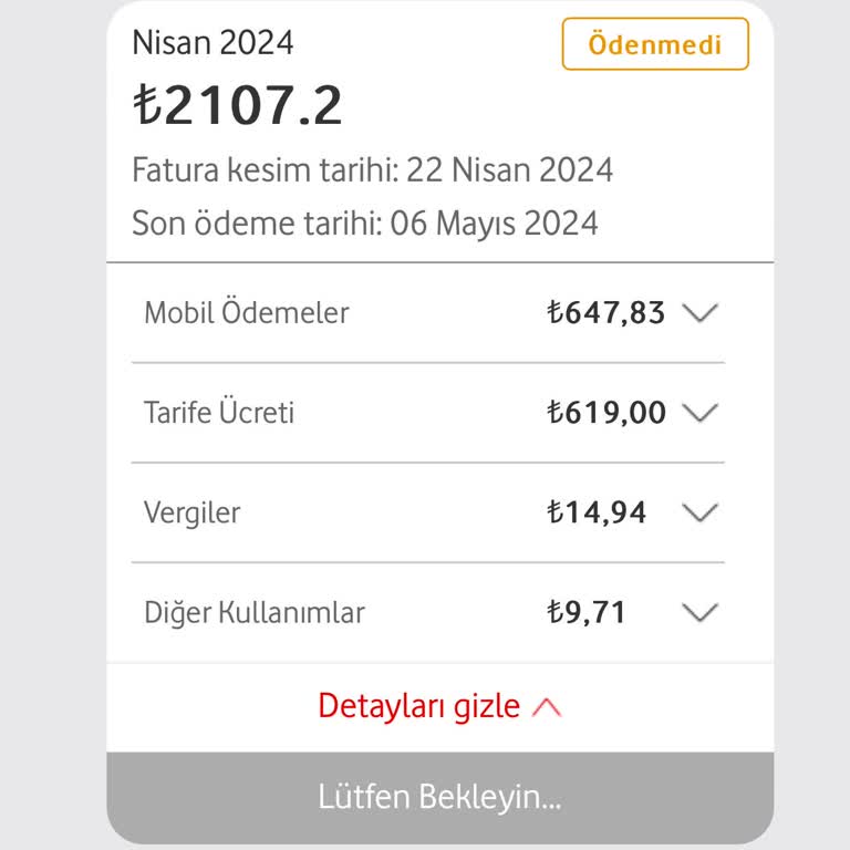 Vodafone Para İadesi Olmadı