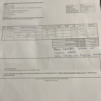 Yataş, Kirli Baza Teslimatı