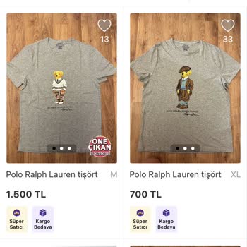 Ralph Lauren Dolap Uygulamasında Sahte Ürün