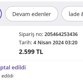 Karaca Home Karaca Satışa Koymuş Olduğu Ürünü Tarafıma Göndermedi, İptal Etti