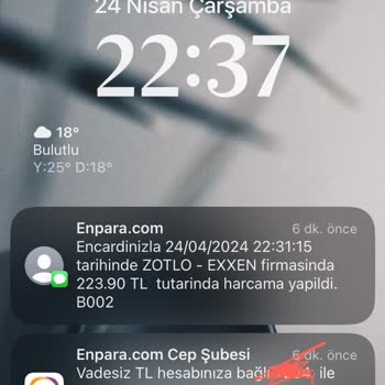 Exxen Bilgi Dahilinde Olmayan Harcama