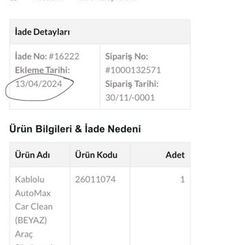 Goldmasterhome İade Sorunu