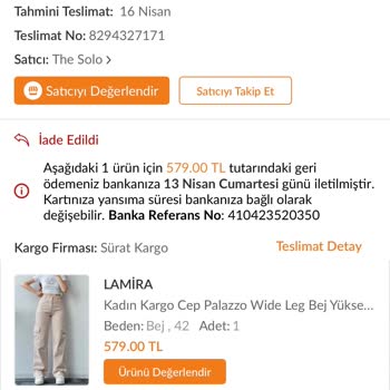 Trendyol Ücret İademi Yapmıyor!