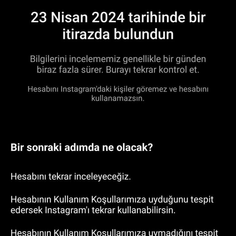 Instagram Hesabım Durduk Yere Askıya Alındı Halen Açılmadı?