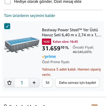 Amazon Online Alışveriş Sitesi