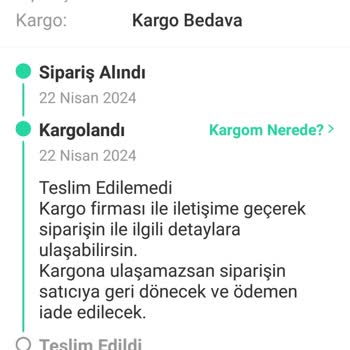 Sürat Kargo Gemlik Şubesinden Kargom Gelmiyor!