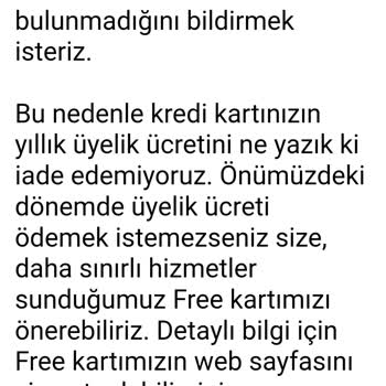Akbank Kart Üyelik Ücretini İade Etmiyor