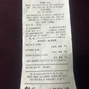 Madame Coco Puan Kullanılmıyor Çözümü Lütfen