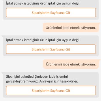 Trendyol Daha 10-15 Dakika Geçen Siparişimi İptal Etmeme İzin Vermedi