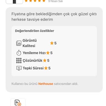Hepsiburada Ürün Değerlendirme Şikayeti
