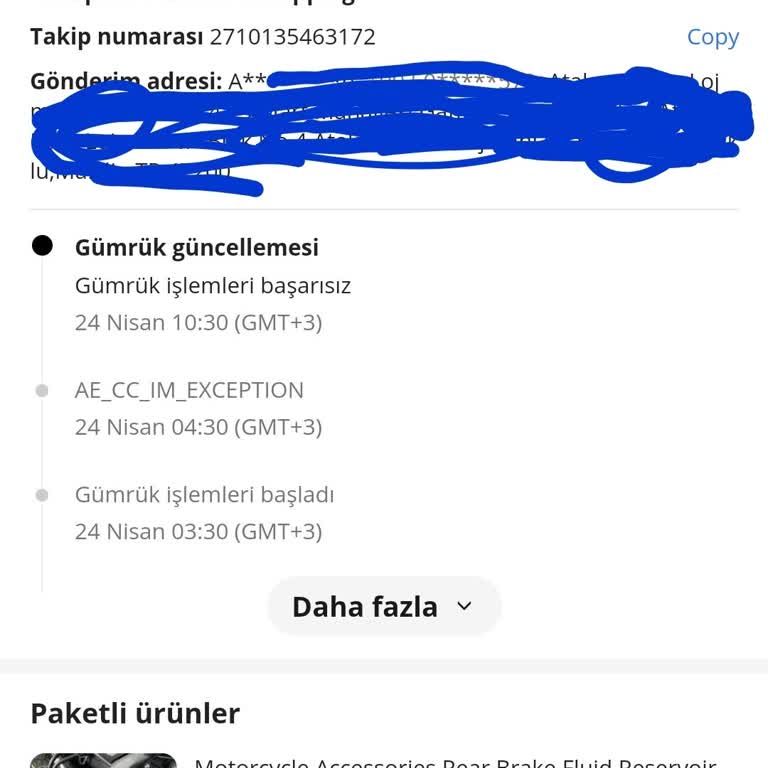 Aliexpress Gümrük Ten Geçmeyen Sipariş Ve Muhatap Bulamama