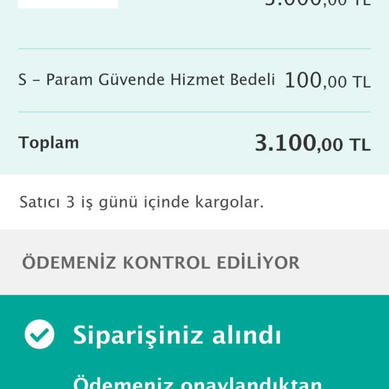 Sahibinden Sahilinden Param Güvendeden Şikayetçiyim