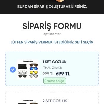 Optikcenter.shop Hayal Kırıklığına Uğratan Gözlük Alışverişi