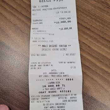 Reydeko Halı 2 Aydır Göndermedikleri Ürünün Para İadesi Yapılmıyor