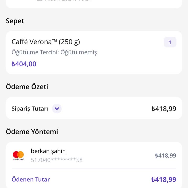 Getir Yemek Ürünü Getirmedi Paramı İade Etmiyor