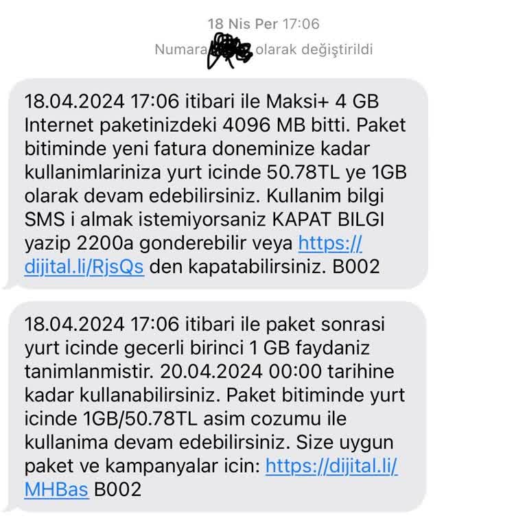 Turkcell Onayım Dışında Paket Satımı