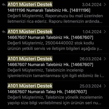 A101 Online Ayıplı / Bozuk Ürün Satıyor Ve Malının Arkasında Durmuyor!