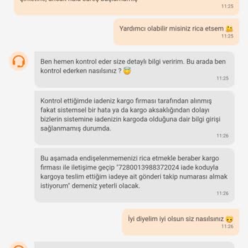 MNG Kadosan Şubesi İade Kargomu Kaybetti