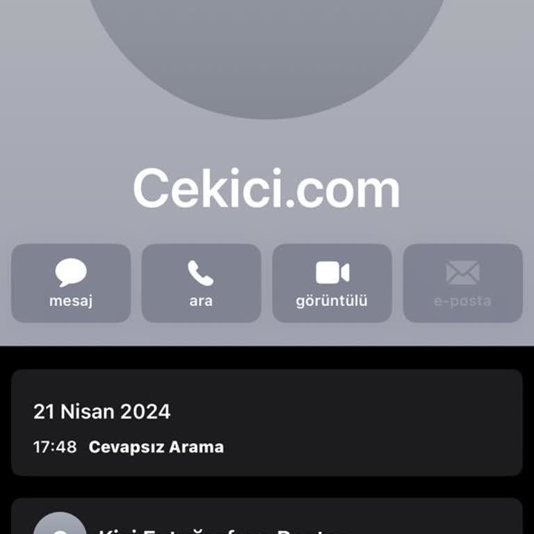 Cekici.com' Dan Gelmeyen Çekici Araç