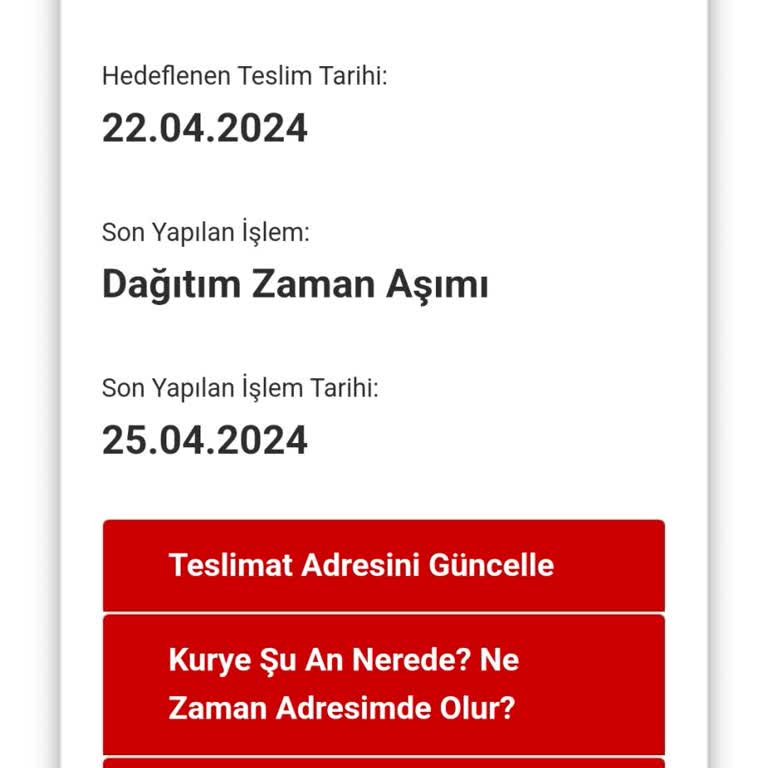 AGT Kurye (aynigunteslim.com) Gönderim Ve İade Sürecinde Yaşanan Mağduriyet