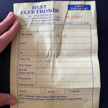 PHILIPS Ev Aletleri Serviste Oluşan Hasar.