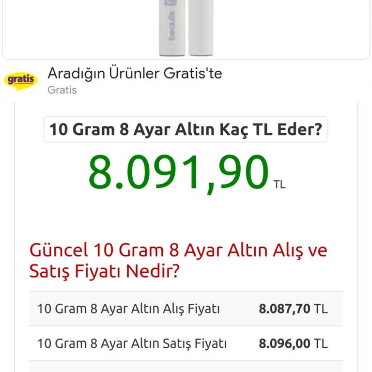Çetinkaya İnternetten Satın Alınan Bileziğin Beklenen Gramajda Olmaması Üzerine Şikayet