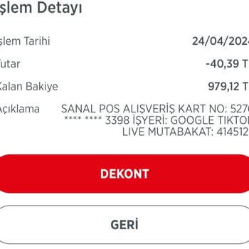 TikTok Live Hiçbir Üyeliğim Yokken Rızam Dışında Para Çekmiş
