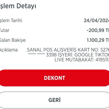 TikTok Live Hiçbir Üyeliğim Yokken Rızam Dışında Para Çekmiş