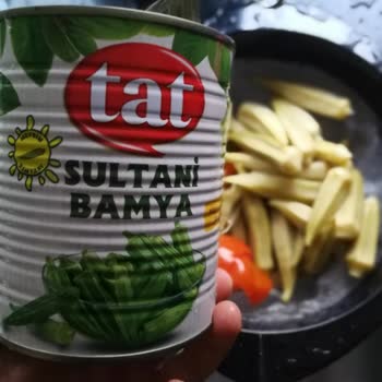 Tat Gıda Tat Sultani Konserve Bamya Kıymık Gibi Kartlaşmış Bembeyaz...